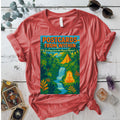 Postcards From Within T-Shirt Mockup Coral Silk