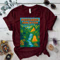 Postcards From Within T-Shirt Mockup Maroon