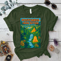 Postcards From Within T-Shirt Mockup Military Green