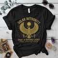 Ra Egyptian Sun God T-Shirt Mockup Black