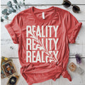 Reality T-Shirt Mockup Coral Silk