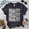 Reality T-Shirt Mockup Dark Heather Grey