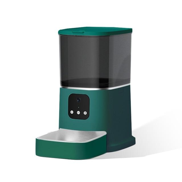 Distributeur automatique croquette pour chat avec caméra vidéo
