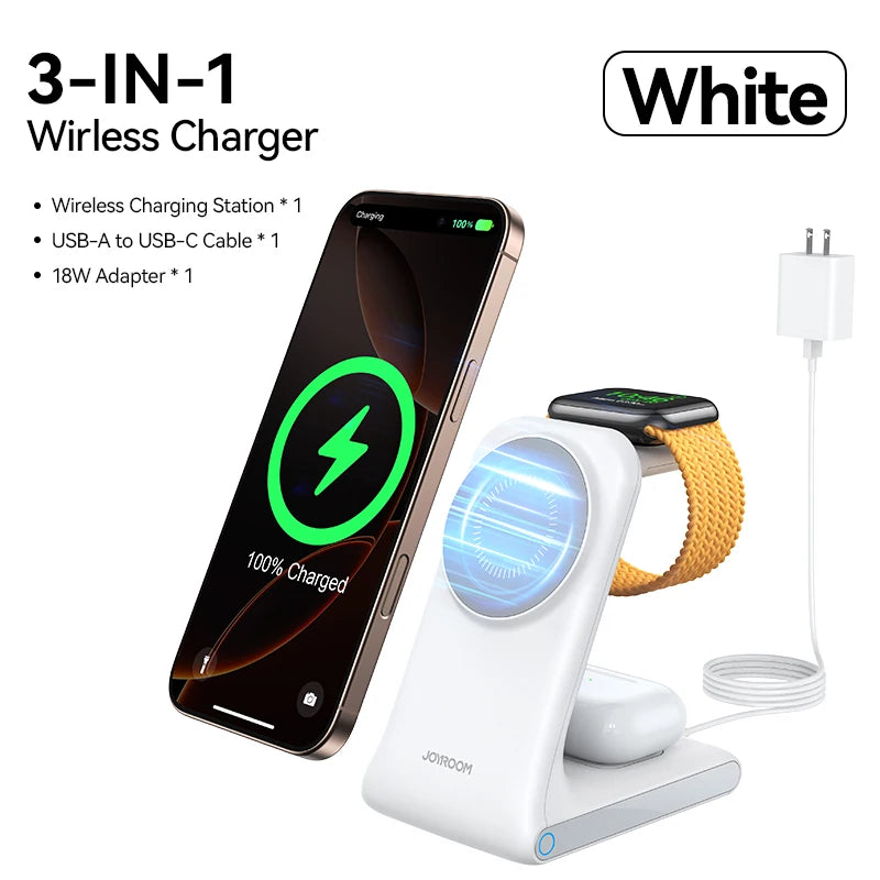 3-in-1 Magnetic Wireless Charger