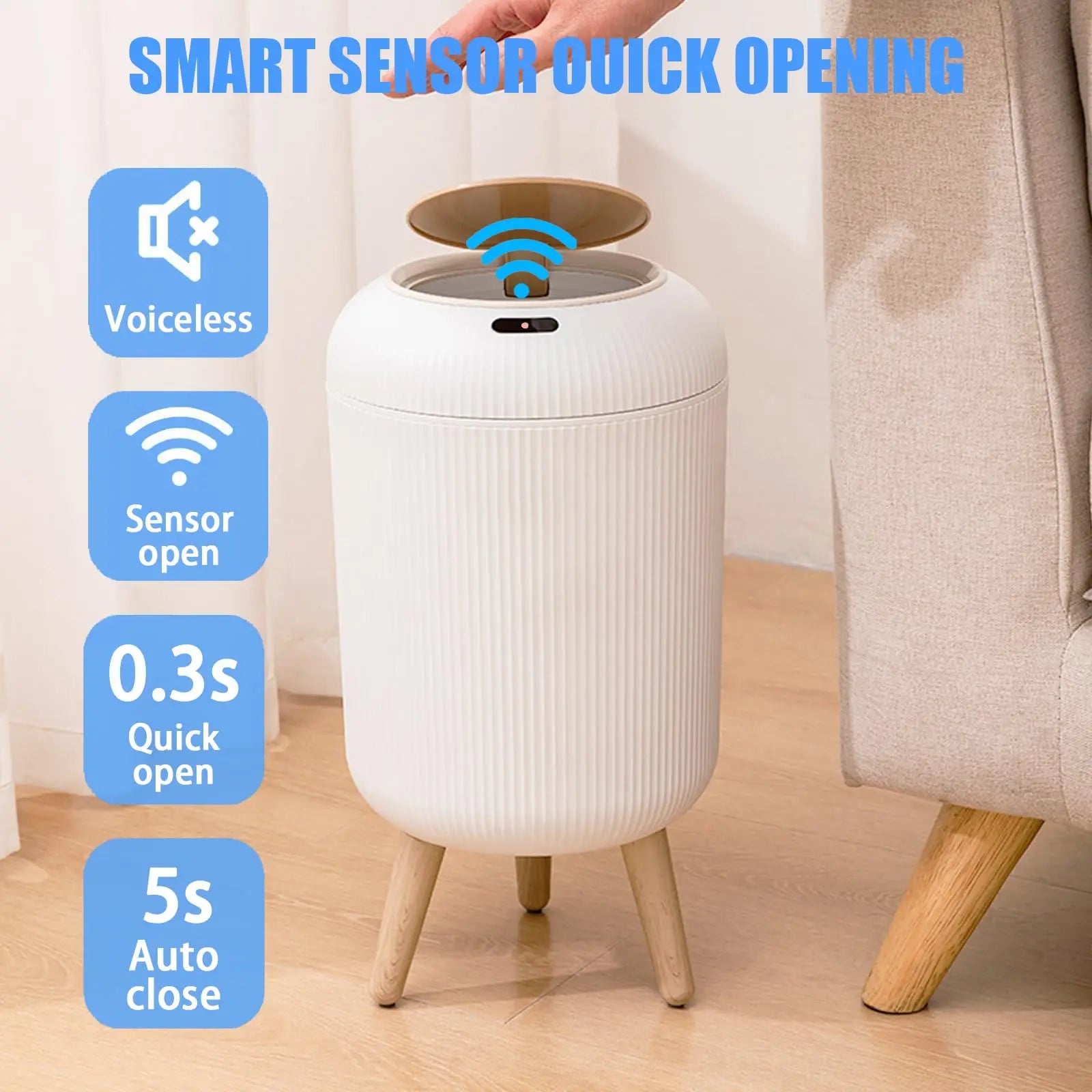 Automatic Sensing Trash Can