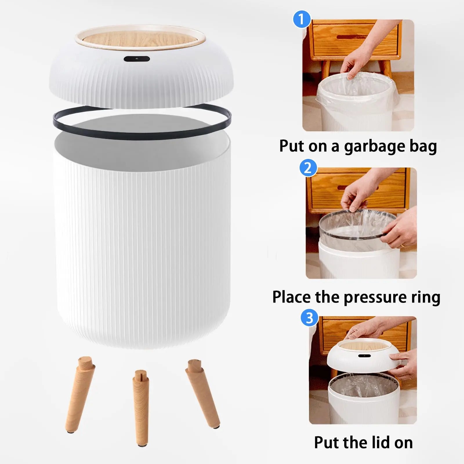Automatic Sensing Trash Can