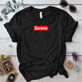 Serene T-Shirt Mockup Black
