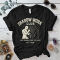 Shadow Work Club T-Shirt Mockup Black