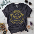 Spirit Guides Union T-Shirt Mockup Dark Heather Grey