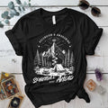 Spiritual Journey Ahead T Shirt Black Mockup