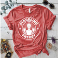 Star Being Energy T-Shirt Mockup coral-silk