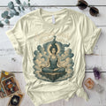 Stillness Speaks Louder Here T-Shirt Mockup Natural
