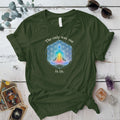 The Only Way Out Is In T-Shirt Mockup Military Green