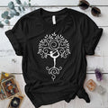 Tree Dancer Pose T-Shirt Mockup Black