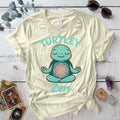 Turtley Zen T-Shirt Mockup Natural
