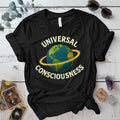 Universal Consciousness T-Shirt Mockup Black
