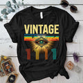 Vintage 1111 T Shirt 1 Black Mockup