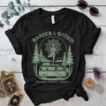 Wander Within Van Life T-Shirt Mockup Black