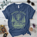 Wander Within Van Life T-Shirt Mockup Indigo Blue