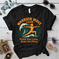 Warrior Wave Club T-Shirt Mockup Black