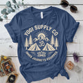 Yogi Supply Co T-Shirt Mockup indigo-blue