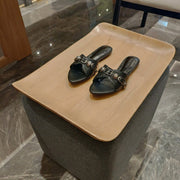 Balenciaga 26s Buckle Flats Sandals Cowhide