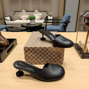 Balenciaga 26s Cup Heel Mules 45 Cowhide