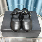Chanel 2026 Mary Jane Mule With Bow Cowhide 710620