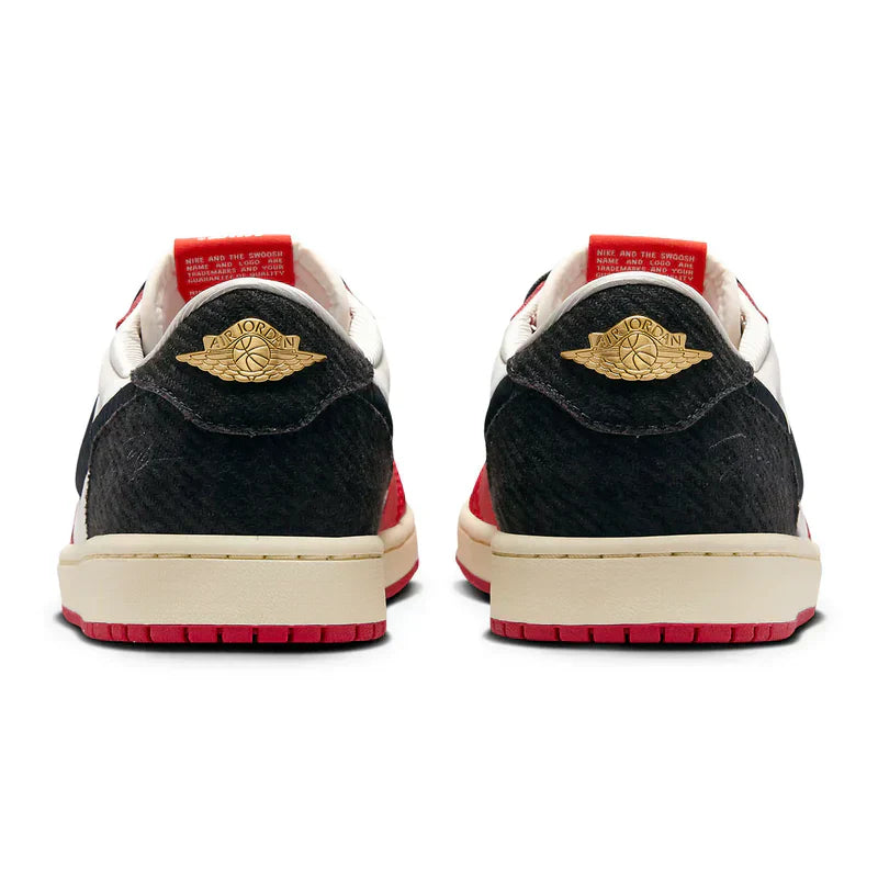 Trophy Room X Air Jordan 1 Retro White Red Black Suede Leather