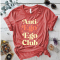 Anti Ego Ego Club T-Shirt Mockup Coral Silk