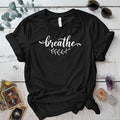 Breathe T Shirt 1 Black Mockup