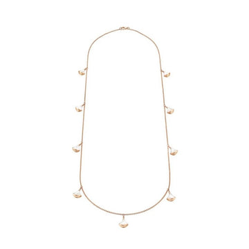 DREAM NECKLACE 9 MOTIF WHITE MOP PINK GOLD