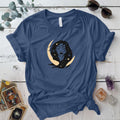 Celestial Chick T Shirt Indigo Blue Mockup