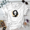 Celestial Chick T Shirt White Mockup