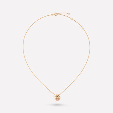 EXTRAIT DE CAMELIA NECKLACE PINK GOLD DIAMOND