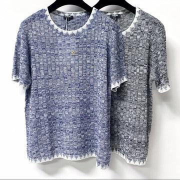 Chanel 2026 Short-Sleeved Shirt Mercerized Wool 439836
