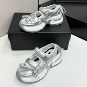Chanel 2026 Premium Casual Sneakers 55mm Mesh Calfskin 894895