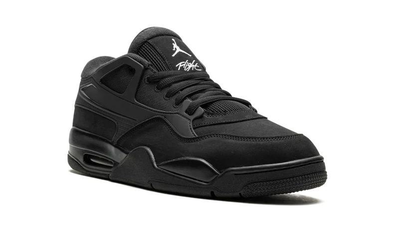 Nike Air Jordan 4 Black Suede Leather