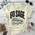 Go Sage Yourself T Shirt Coral Silk Mockup