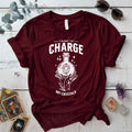 I Have To Charge My Crystals T Shirt Maroon Mockup