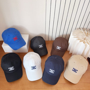 Celine Triomphe Baseball Cap Cotton 236302