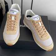 Chanel 2026 Sneaker Brown Fabric And Calfskin Suede 895744