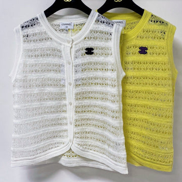 Chanel 2026 Knit Vest Vibrant Wool Laine 454064