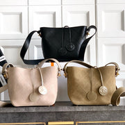 Chane 2026 Bucket Bag 20cm Suede Calfskin