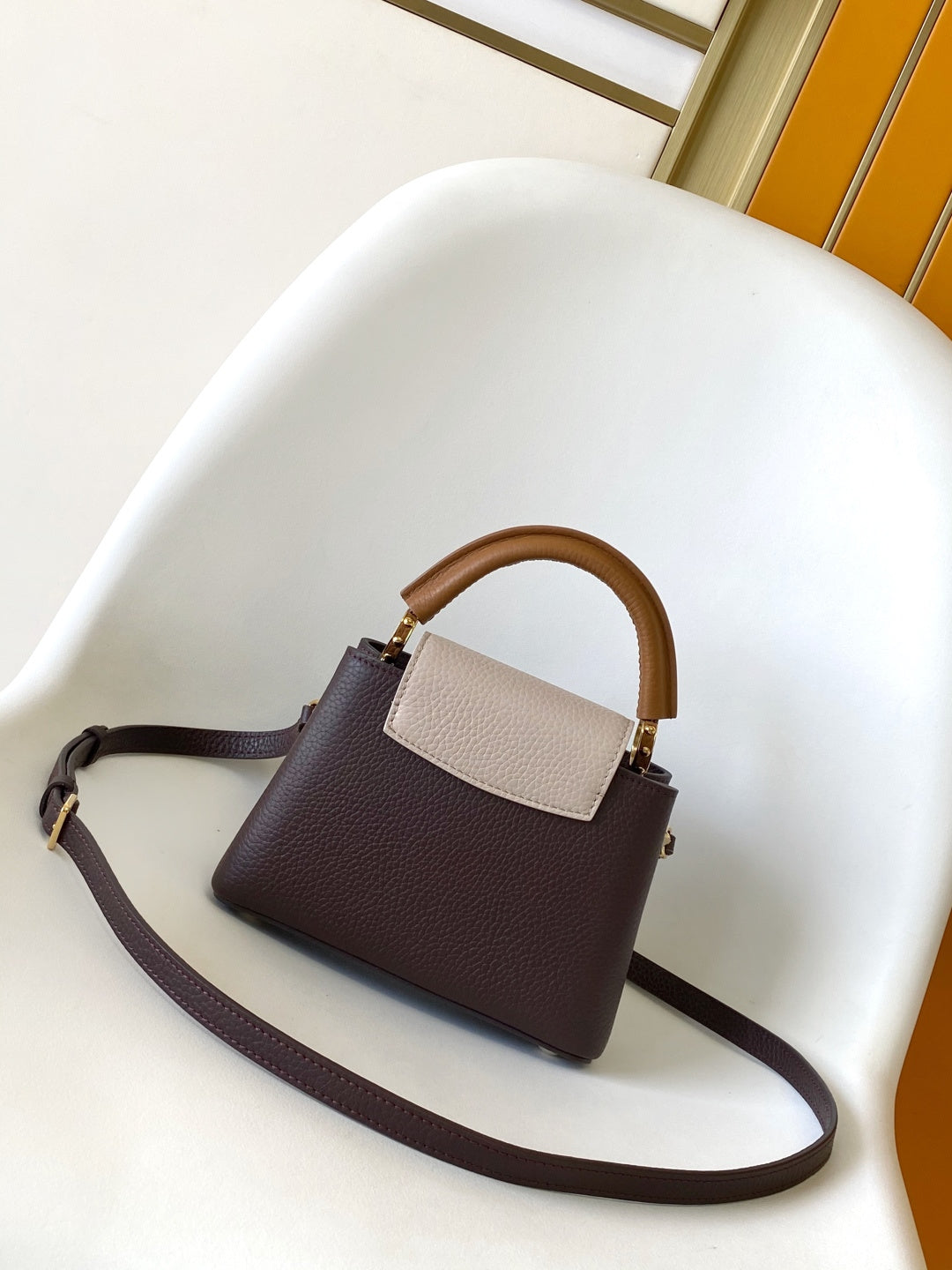 LV 2026 Capucines Bag Brown Chocolate Taurillon Cowhide Leather 281624