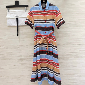 Chanel 2026 Midi Dress Multicolor Cotton 398764