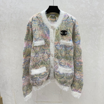 CC 26 Clover Cardigan Multicolor Wool 830605