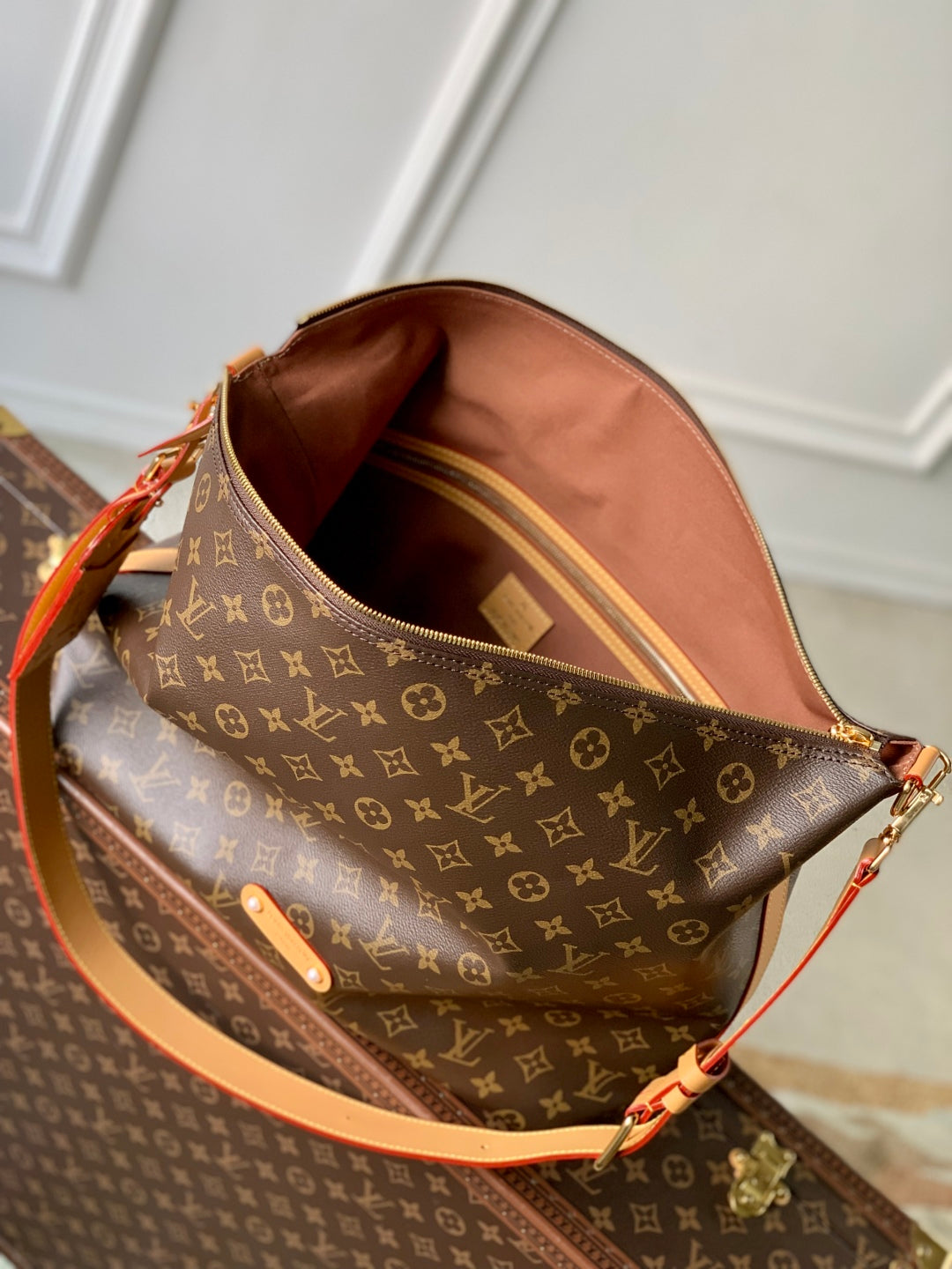 Vagabond Hobo bag 38cm Brown Leather 250738