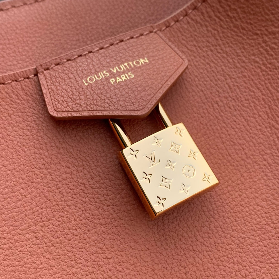 LV 2025 Vendome PM Bag 35cm Cognac Brown Calfskin 347425