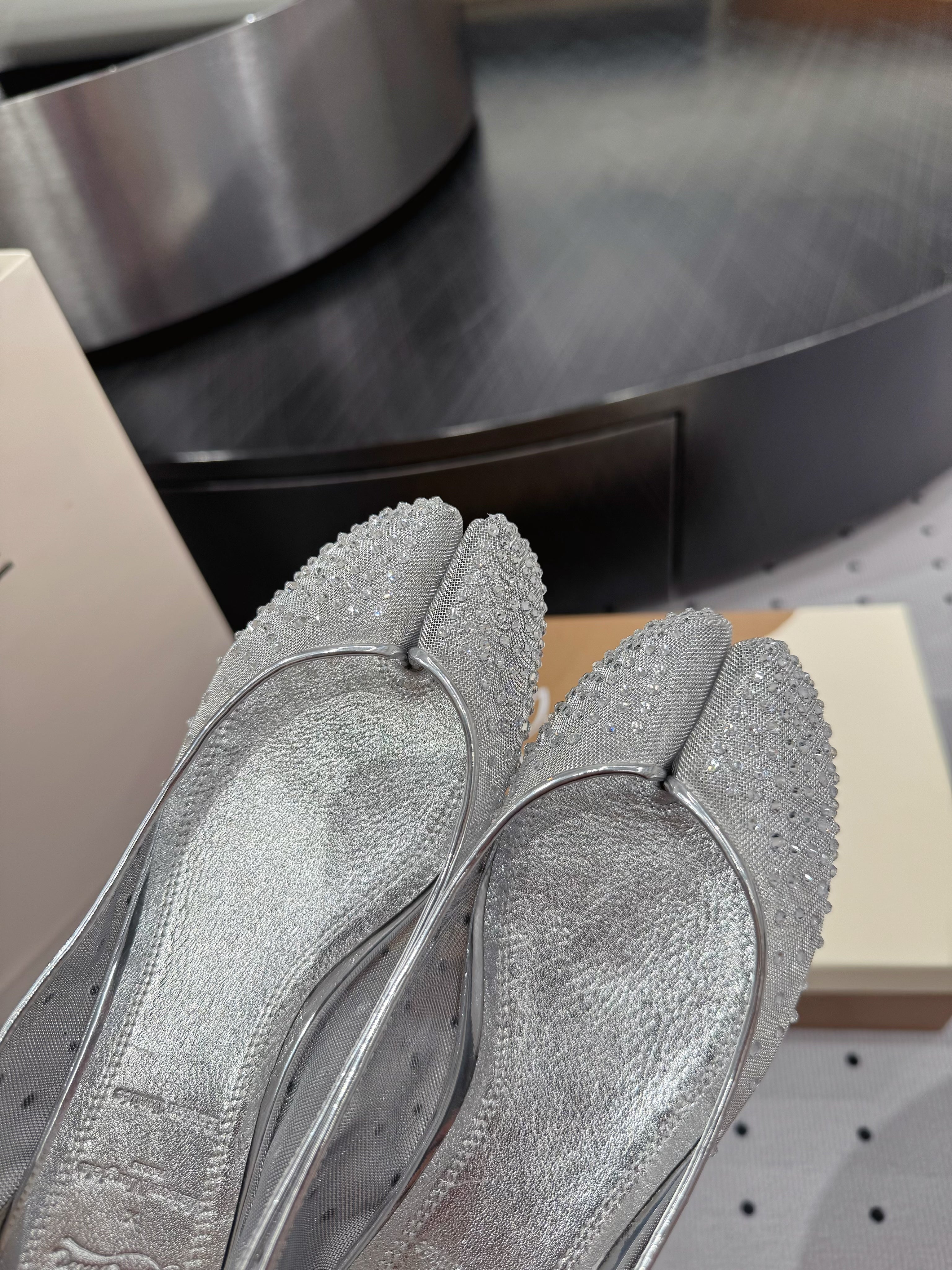 CL x Margiela 25 Diamond Sliver Fabric Lace Swarovski 296032